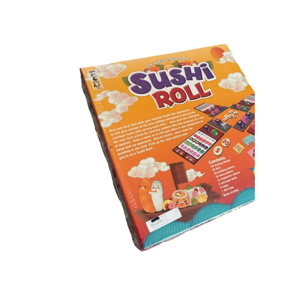 Gamewright Sushi Roll Board Game - The Sushi Go! Dice Game - NEW In Box, Sealed